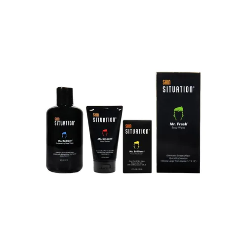 Vista 7 de Mr. Radiant - Jabón facial diario para hombres, un limpiador suave para combatir el acné, aceite y piel seca, desobstruye los poros, refresca e