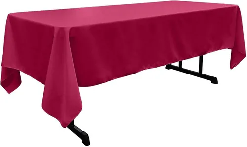 Vista 8 de New Creations Fabric & Foam Inc - Mantel rectangular de popelina de poliéster de 60 pulgadas de ancho por 120 pulgadas de largo. (Avocado)