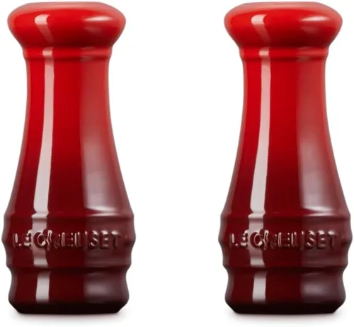Vista 3 de Le Creuset, Juego de 2 saleros y pimenteros - Cerise