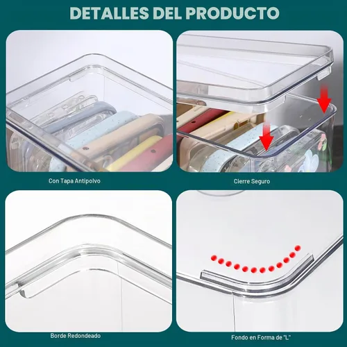 Vista 5 de BTSKY - Caja organizadora transparente para teléfono, caja