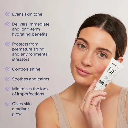 Vista 3 de Marcelle BB Cream Beauty Balm - Crema hidratante de color justo, hidratación ligera, hipoalergénica, no comedogénica, sin fragancia ni aceite, libre