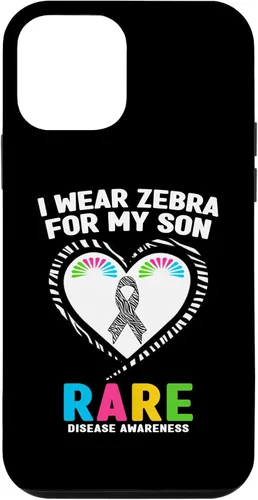Vista 16 de I Wear Zebra for My Son Rare Disease Awareness Day 2026 Case for iPhone 17