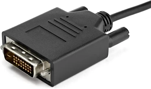 Vista 3 de StarTech.com Cable USB-C a DVI de 3.3 pies / 3.3 ft - Cable adaptador de video USB tipo C - 1920 x 1200 - Negro (CDP2DVIMM1MB)