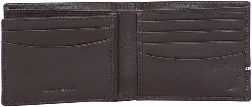 Vista 3 de Nautica Logo Ribbon Leather Wallet