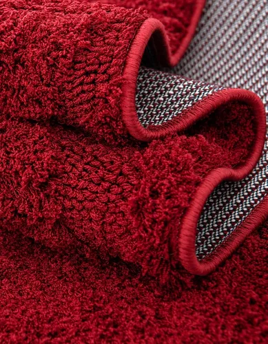 Vista 5 de Unique Loom Floral Shag Collection - Alfombra tallada (2 x 3 pies 1 pulgada, rectangular, rojo)
