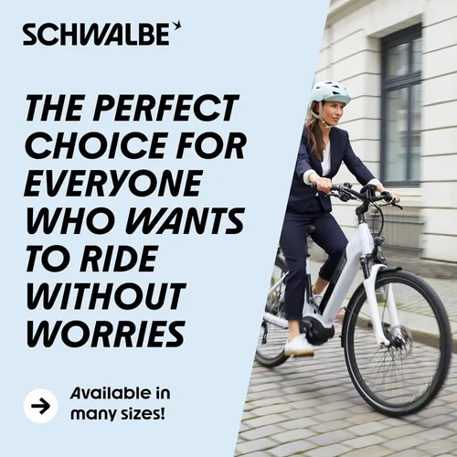 Vista 6 de Schwalbe Neumático de bicicleta Marathon 28 pulgadas – 28 x 1.00 – 25-622– Neumático sin plano para bicicletas – SmartGuard neumáticos de bicicleta