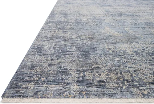Vista 4 de Loloi Pandora Collection PAN-03 - Alfombra tradicional, color azul oscuro, 6'-3" x 8'-10