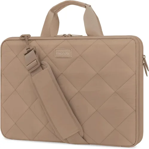 Vista 11 de MOSISO 360 Protective Laptop Shoulder Bag, Double Layer Fluffy Padded Laptop Bag with Anti-theft Zipper