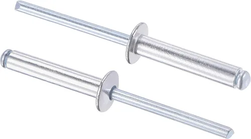 Vista 13 de uxcell Remaches ciegos, remaches de aluminio para tirar, 60 piezas tono plateado
