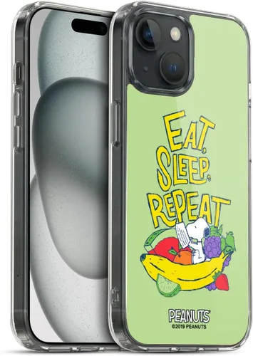 Vista 173 de Head Case Designs Funda de gel suave con licencia oficial de Peanuts Charlie y Snoopy Naturally Sweet compatible con Apple iPhone 7 Plus/iPhone 8