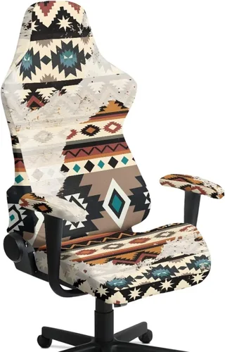 Vista 21 de Fundas para silla de videojuegos de 250 aniversario, 4 piezas, cómodas, ergonómicas, para oficina, fundas giratorias de poliéster, decoración