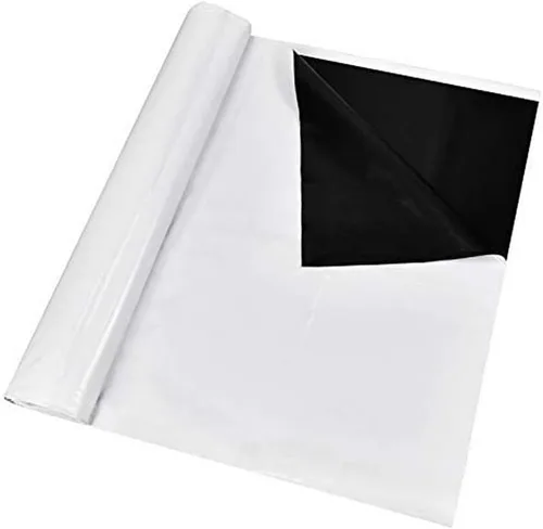Vista 6 de iPower Paquete de 50 bolsas de cultivo en blanco y negro de 1 galón, contenedores de película de panda, para plantas, plantas, jardín de vivero