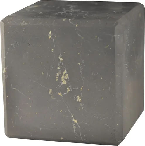Vista 23 de Shungite World Cubo de shungite auténtico pulido de 1.18 pulgadas / 1.18 pulgadas, cristal curativo natural, cubo negro real, protección