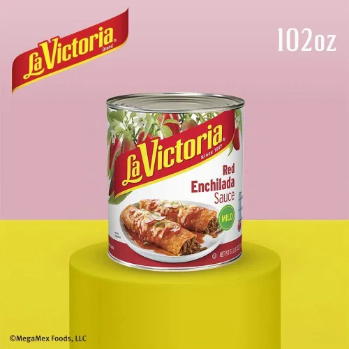Vista 8 de La Victoria Salsa de enchilada roja tradicional, suave, 28 oz