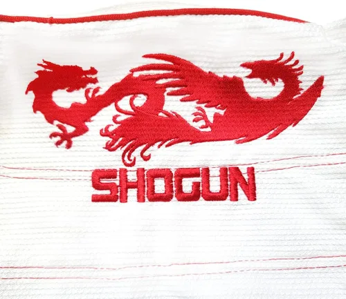Vista 5 de SHOGUN Combate Jiu Jitsu Gi Elemental Premium 15.87 oz Pearl Weave Algodón BJJ