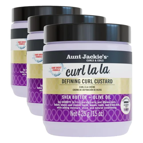 Vista 15 de Crema para definición de rizos Curl La La de Aunt Jackie, 15 oz