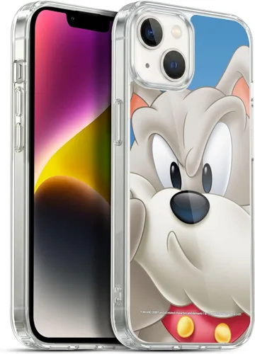 Vista 47 de Head Case Designs Funda de gel de cara completa con licencia oficial de Tom y Jerry Jerry [protección de grado militar] compatible con Apple iPhone