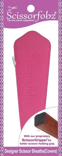 Vista 4 de Fundas protectoras para tijeras de diseño, para pequeñas tijeras de bordado, color verde mar, #SS-7
