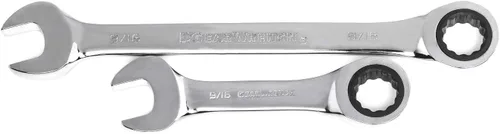 Vista 4 de GEARWRENCH 85034 - Juego de llaves de carraca estándar y Stubby de 34 piezas, SAE y métricas (Paquete de 4)