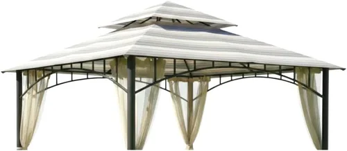 Vista 13 de Garden Winds Toldo de Repuesto para Gazebo Target Madaga, Beige