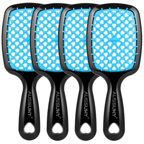 Vista 13 de 2 Pack Cepillo para Desenredar con Ventilación - Cepillo Desenredante con Cerdas Suave para Cabello Sin Enredos - Ideal para Cabello Natural