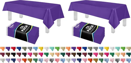 Vista 99 de Mantel de plástico de alta calidad - 54 in. x 108 pulgadas. Grandipity - Mantel rectangular (6 y 12 unidades), Agua (Aqua) Aqua Plastic table
