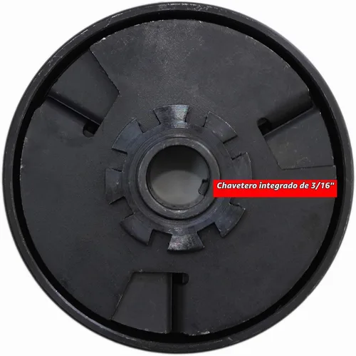 Vista 4 de FDJ Embrague Centrífugo 3/4 10 Dientes 212cc Motor Depredador Go Kart Embrague con Kit de Tornillo y Arandela
