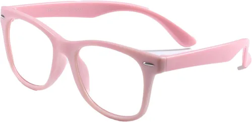 Vista 8 de Lentes rectangulares digitales con bloqueo de luz azul para niños y niñas de 5 a 12 años