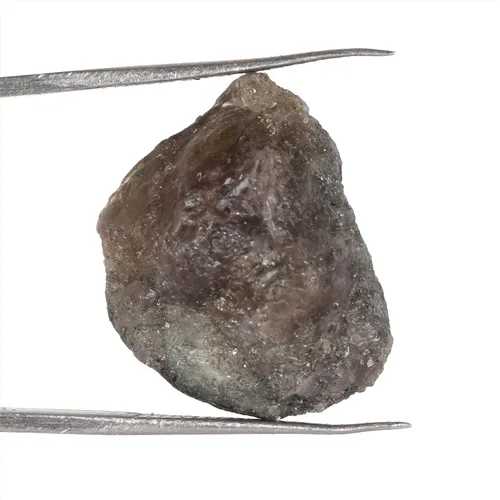 Vista 2 de GEMHUB Piedra mineral áspera del espécimen de la tanzanita de 30,45 CT, piedra preciosa floja de la tanzanita cruda del color azul natural, Piedra
