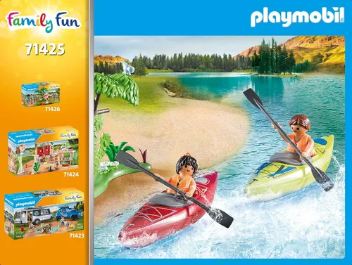 Vista 5 de Playmobil Acampada con kayaks