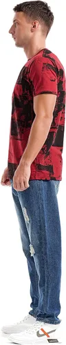 Vista 5 de KLIEGOU Camisetas hipster hiphop para hombre, camisetas con estampado de moda