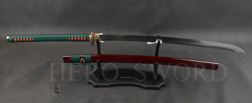 Vista 6 de Hecho a mano Naginata Combat Damasco Doblado Acero Japonés Samurai Espada Espada Espada Espiga Completa Hoja Muy Afilada