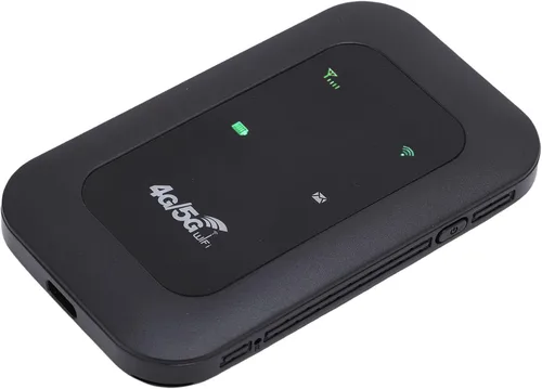 Vista 9 de lyrlody Enrutador WLAN, dispositivo móvil de punto de acceso WiFi 4G LTE, enrutador portátil con 2100 MAh para hasta 10 dispositivos con conexión