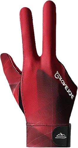 Vista 12 de Guantes de billar de 3 dedos, guantes de billar para mano izquierda y diestra, transpirables, antideslizantes, para billar Mano izquierda negra