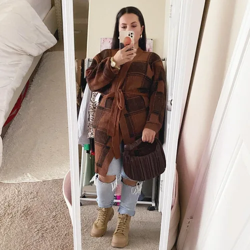 Vista 7 de ELDA Bolso cruzado anudado para mujer, bolso de mano de nube a la moda, bolsa fruncida