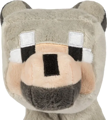 Vista 3 de Minecraft Baby lobo de juguete de felpa relleno