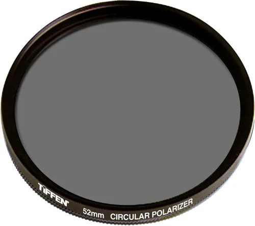 Vista 3 de Filtro polarizador circular CPL de 2.047 in de Tiffen que reduce el deslumbramiento y los reflejos