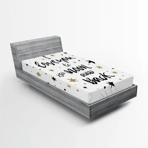 Vista 79 de Ambesonne Juego de sábanas bajeras veganas, ilustración de plátanos simétricamente alineados con patrón de frutas exóticas, funda de cama