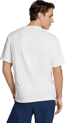 Vista 3 de Speedo Camiseta de natación UV para hombre, básica, de manga corta, ajuste regular
