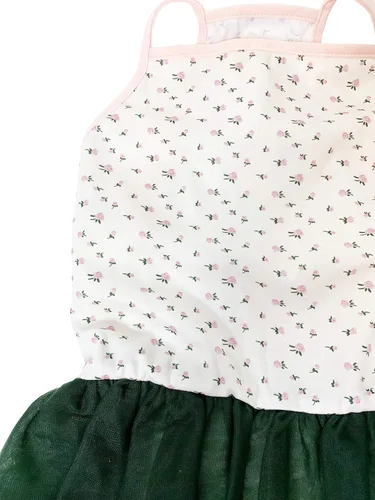 Vista 8 de Midlee Vestido para perro grande con tutú rosa rosa (XXL)