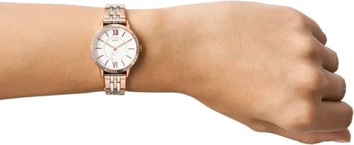 Vista 5 de Fossil Juego de regalo de reloj de acero inoxidable para él y ella