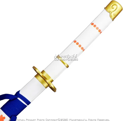Vista 6 de 40" AME no Habakiri - Espada de acero de pirata, Katana Samurai, regalo de anime para cosplay