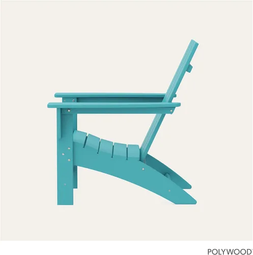 Vista 6 de POLYWOOD AD420AR Silla moderna tipo Adirondack, Aruba