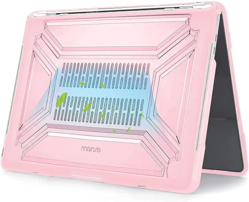Vista 6 de MOSISO Funda compatible con MacBook Pro de 16 pulgadas 2020 2019 versión A2141 con barra táctil e identificación táctil, carcasa rígida de plástico