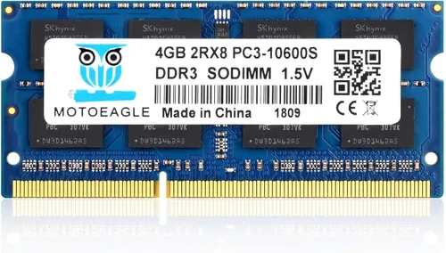 Vista 11 de Motoeagle DDR3-1066 SODIMM 8GB Kit (2X4GB) 2Rx8 PC3 8500 8500S 4GB DDR3 1066MHz 1067MHz CL7 204-Pin 1.5V Non-ECC Unbuffered Laptop Memory RAM Modules