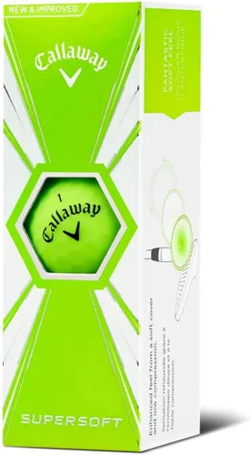 Vista 2 de Callaway Golf Supersoft - Pelotas de golf Verde