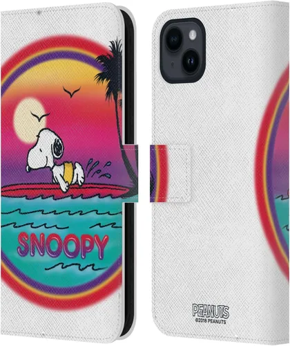 Vista 67 de Head Case Designs Funda de piel con licencia oficial de Peanuts Beach Surf Snoopy Boardwalk Airbrush compatible con Apple iPhone 11