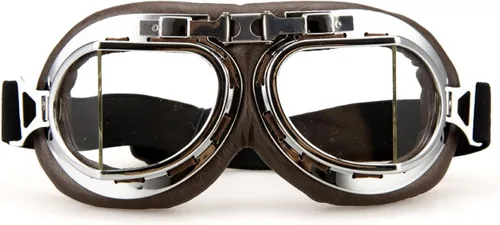 Vista 17 de CRG Sports Gafas de motocicleta estilo aviador, piloto, crucero, scooter, gafas de motocross para hombre, mujer, adulto