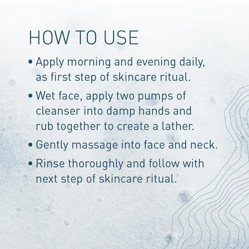Vista 4 de Pangea Organics Natural Reishi + Turmeric De-Stress Limpiador facial espumoso Vegano, no tóxico, suave e hidratante Botella de vidrio sostenible
