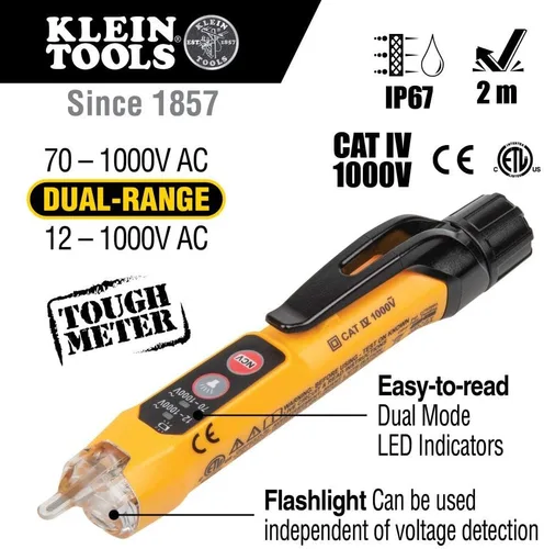 Vista 4 de Kit de herramientas para probador de voltaje y buscador de interruptores Klein Tools